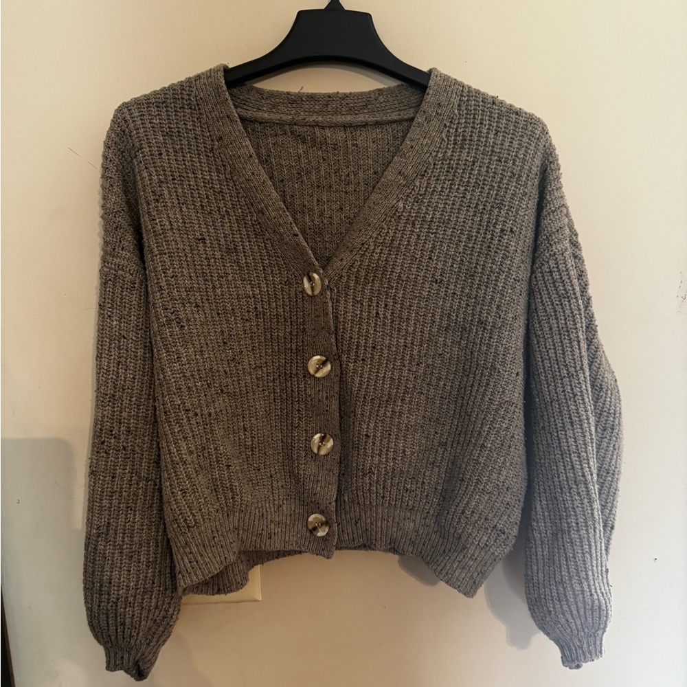 Cozy Button-Up Women's Sweater